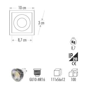 Cata Siyah Dekoratif Armatür Puma ( Ampül ve Duy Hariç ) CT-5004