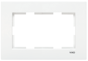 Viko Karre İkili Sıva Altı Priz Çerçeve - Beyaz 90960206