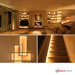 Cata 10 Çipli Şerit Led İç Mekan 12v AMBER - CT-4485