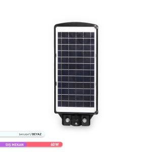 ACK 6500K 60W Solar Led Sokak Armatürü AT42-06031