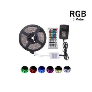 Cata RGB Şerit Led Seti 220v 352 Renk + Trafo + Kumanda  CT-4558