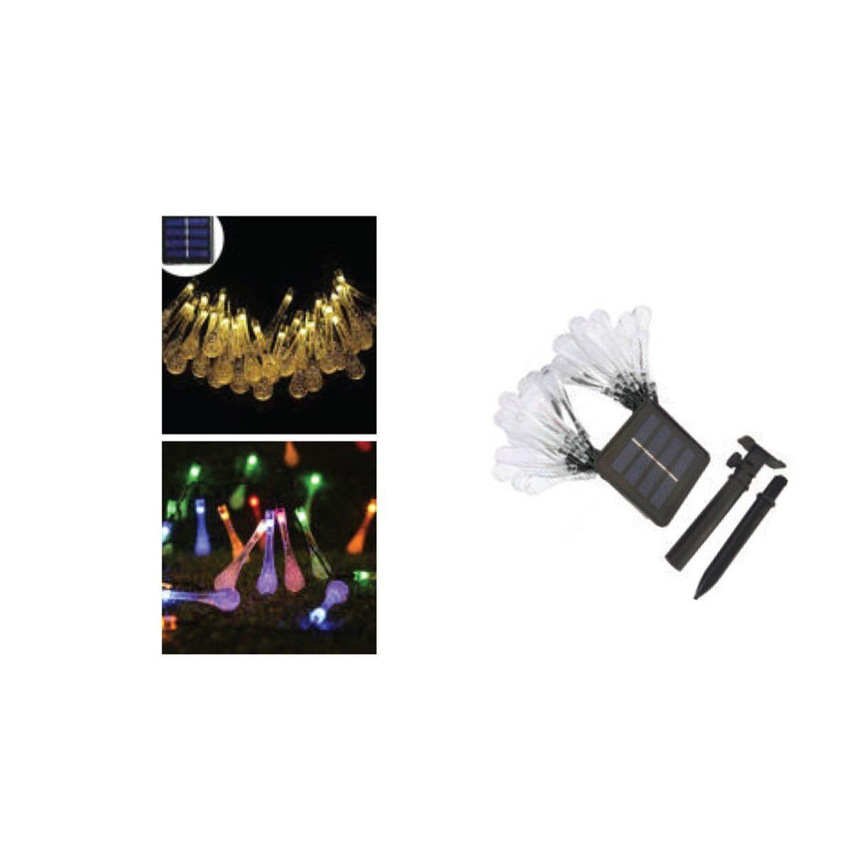 Forlife 3200K-RGB- 20W Solar 5 Metre 7 Mod Işık Zinciri FL-3256