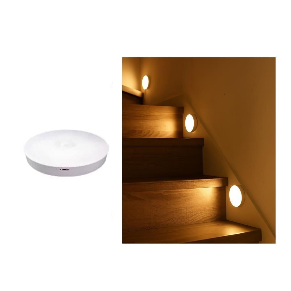 Forlife Beyaz Yuvarlak Şarjlı Aplik FL-8103