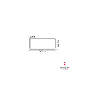 Forlife Exit Çıkış Koşan Adam Aşağı Ok Led Armatür FL-9002