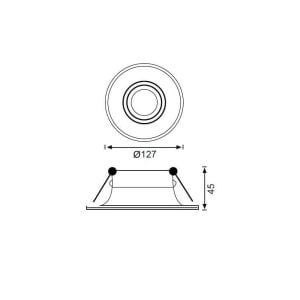 Jupiter GU10 Duy Hareketli Spot JH684 Beyaz