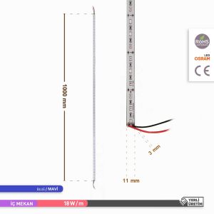 ACK 18W 1M LED Bar Mavi Işık AS05-00106