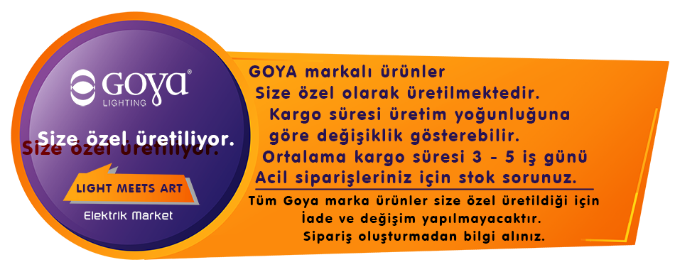 Goya Bayii Toptan Goya , Goya Aydinlatma