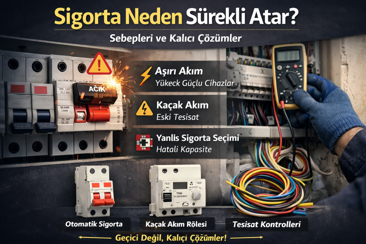 Sigorta Neden Sürekli Atar? Sebepleri ve Kalıcı Çözümler