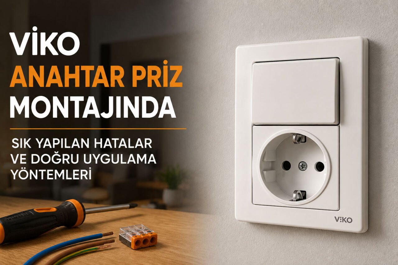 Viko Anahtar Priz Montajında Sık Yapılan Hatalar ve Doğru Uygulama Yöntemleri