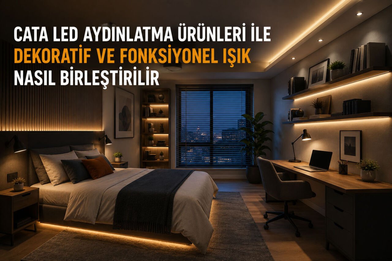 Cata Led Aydınlatma Ürünleri ile Dekoratif ve Fonksiyonel Işık Nasıl Birleştirilir
