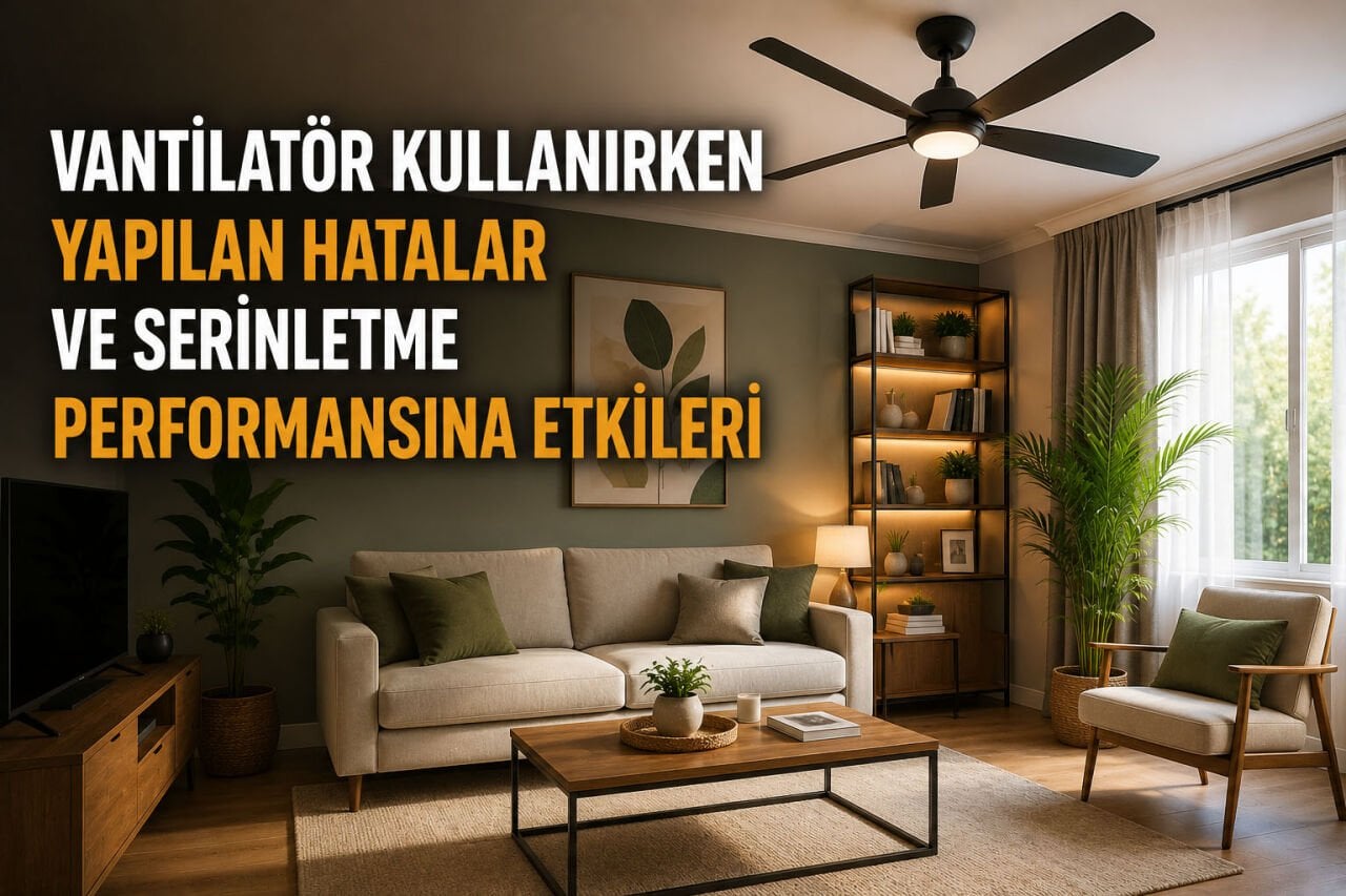 Vantilatör Kullanırken Yapılan Hatalar ve Serinletme Performansına Etkileri