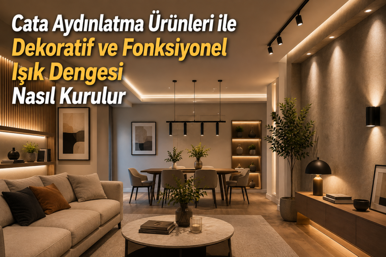 Cata LED Aydınlatma ile Mekanlarınızda Doğru Işık Dengesi Nasıl Kurulur