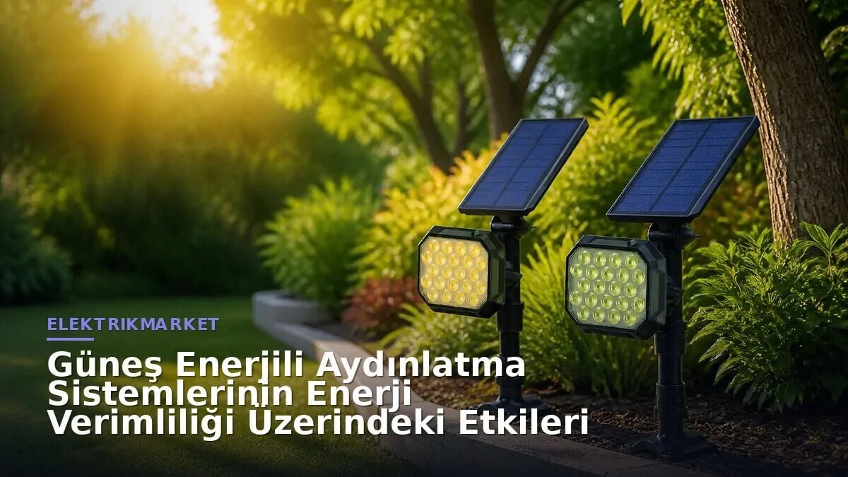 Güneş Enerjili Aydınlatma Sistemlerinin Enerji Verimliliği Üzerindeki Etkileri