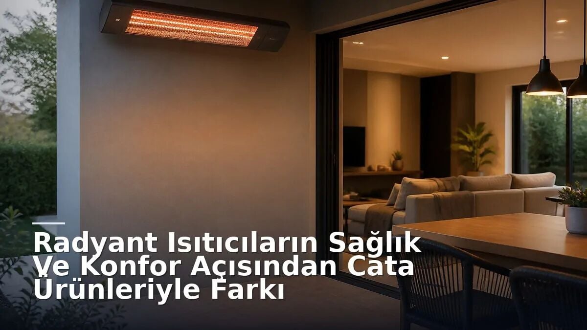 Radyant Isıtıcıların Sağlık Ve Konfor Açısından Cata Ürünleriyle Farkı