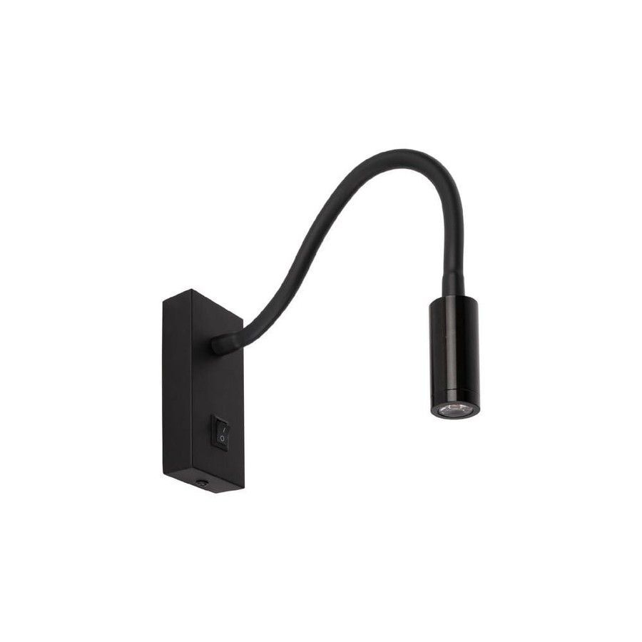 ACK 3W 3000K Gün Işığı LED Spiralli Aplik Siyah AH09-00301