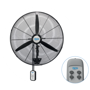 Hims 75cm Sanayi Tipi Duvar Tipi Kumandalı Vantilatör 210w HEF-DK750