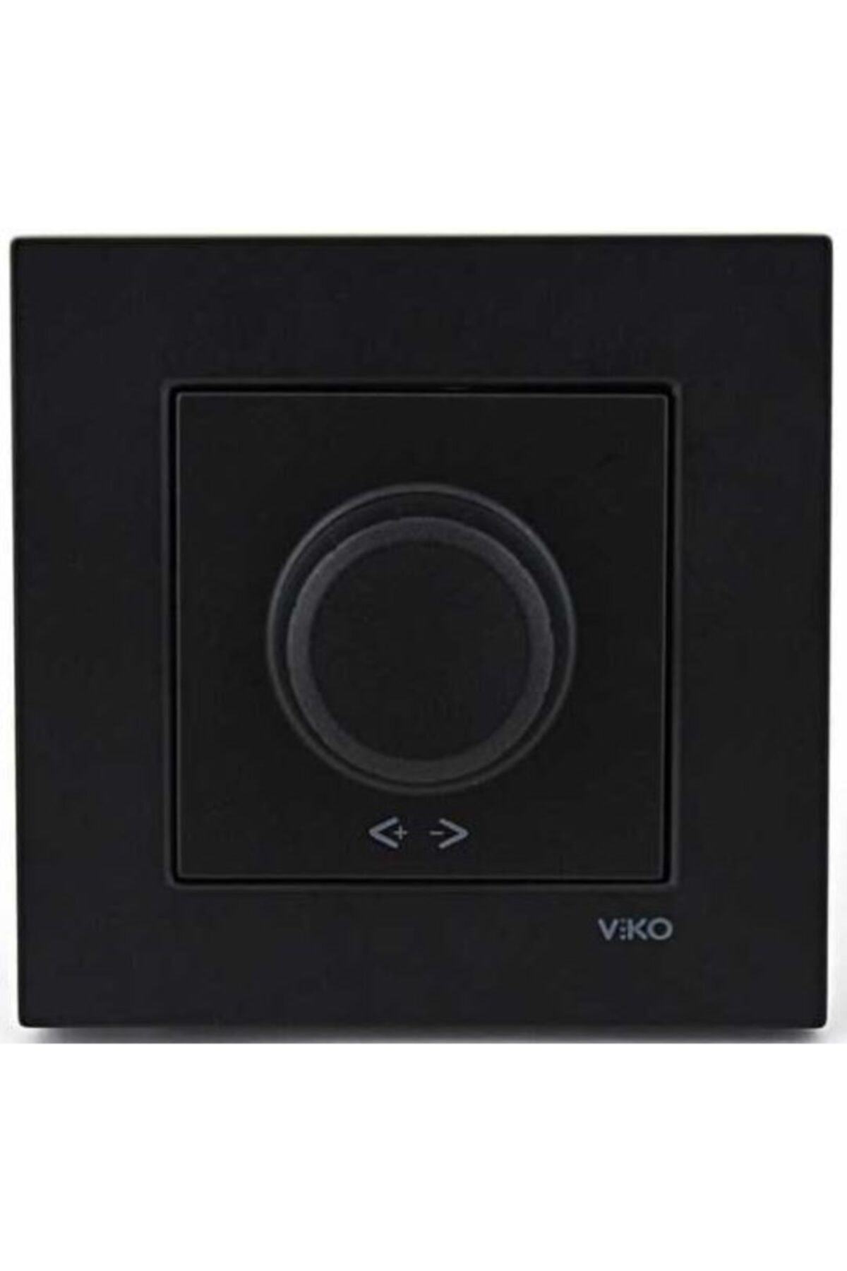 Viko Artline Novella Rotatif Dimmer PRO 6w  (100W) RL (Çerçeve Hariç) Siyah