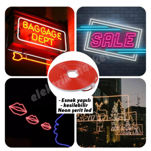 Cata 12V Beyaz Işık Neon Led CT-4455B