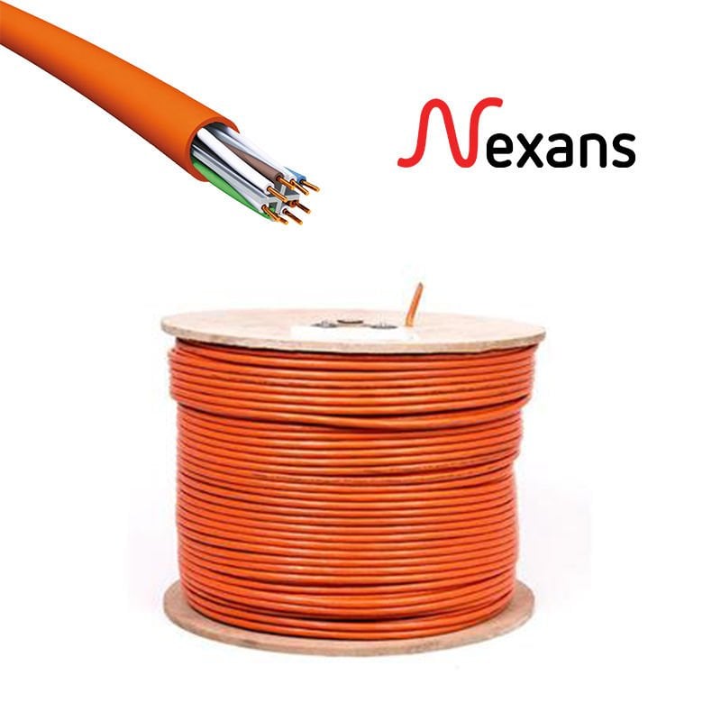 Nexans Cat6 Halogen Free LSZH  Data Kablosu 23 AWG %100 Bakır 500 Metre