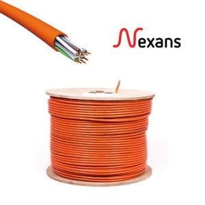 Nexans Cat6 Halogen Free LSZH  Data Kablosu 23 AWG %100 Bakır 500 Metre