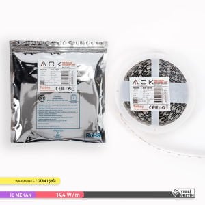 ACK 3 Çipli,60 LED'li  Şerit LED 3000K AS01-00300