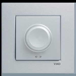 Viko Artline Novella Rotatif 1-10V Dimmer (Çerçeve Hariç) Saten