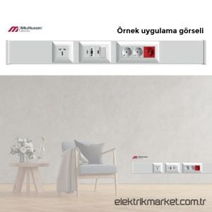 Mutlusan 45x45 Çok Amaçlı Priz- 888 049 050041