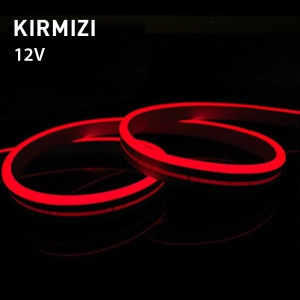 Cata 12V Kırmızı Işık Neon Led Hortum CT-4455K