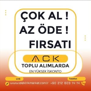 ACK 3W Sıva Altı Led Panel 4000K Naturel Beyaz Işık AP01-00310
