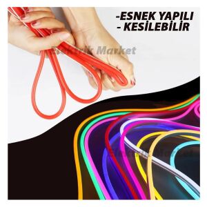 Cata 12V Yeşil Işık Neon Led Hortum CT-4455Y