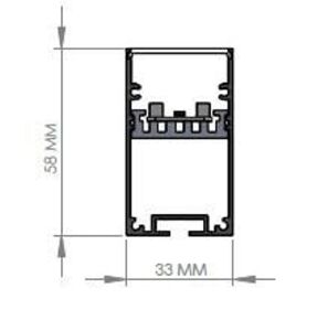 Darklight 33 86W 3030 mm Linear Düz Difüzör DL3358 3000 6500K Beyaz Işık