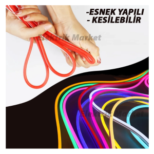 Cata 12V Pembe Işık Neon Led Hortum CT-4455P