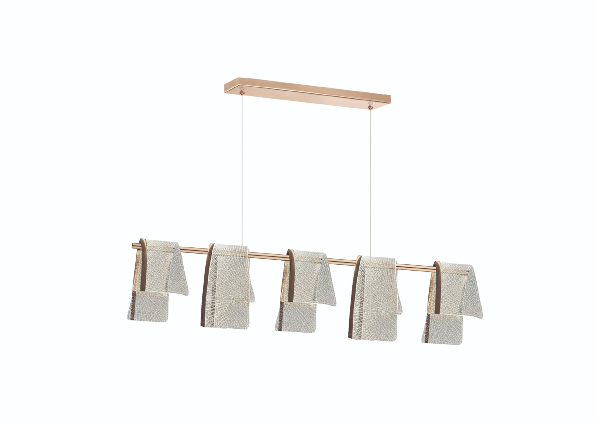 Nord Light Voile Y.Masası Gold Avize 2313-52-100