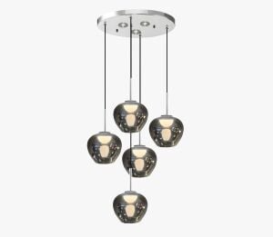 Nord Light Nova 5'Li Sarkıt Krom Avize 2341-50-35