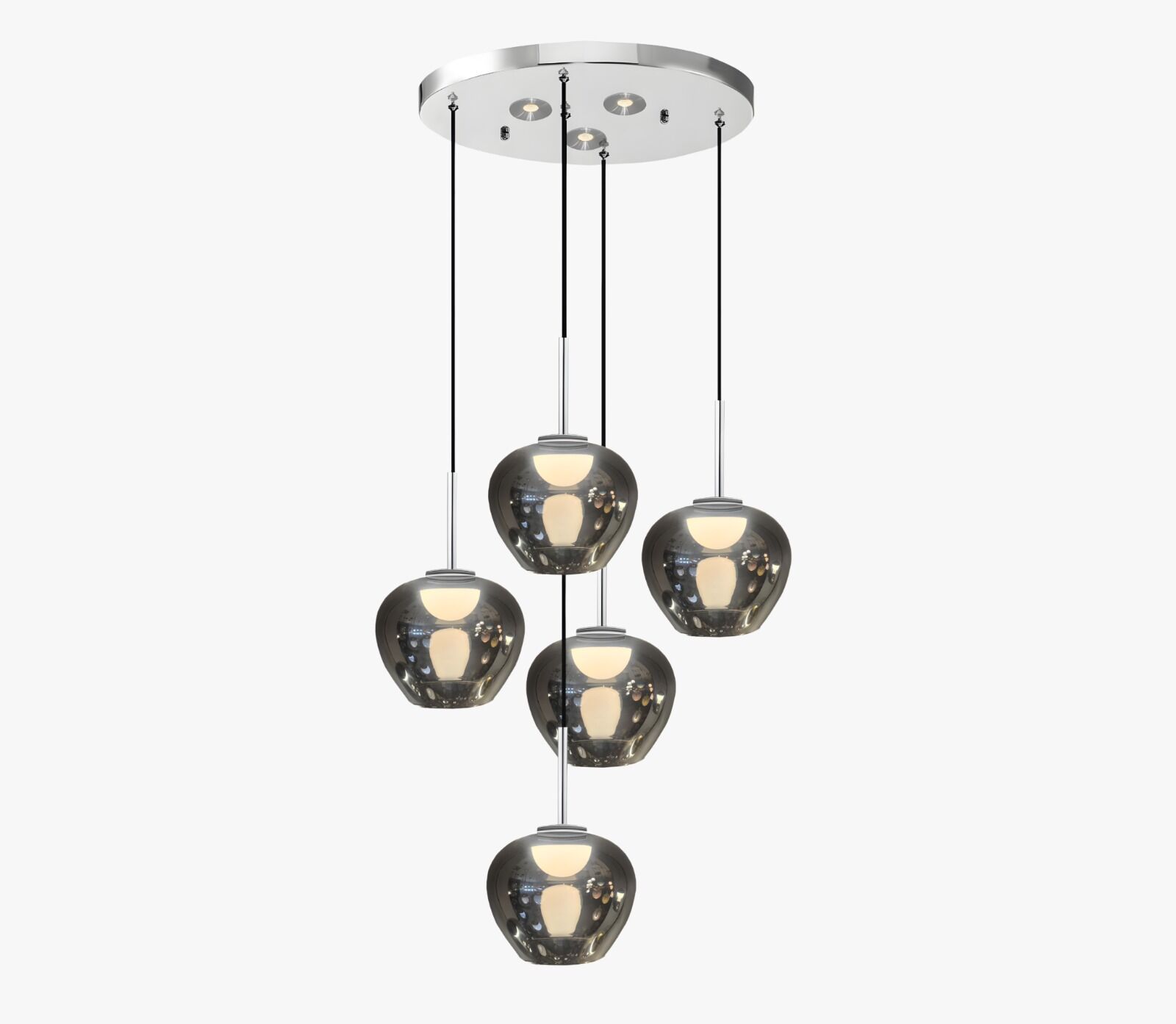 Nord Light Nova 5'Li Sarkıt Krom Avize 2341-50-35
