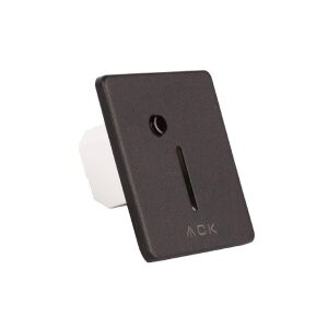 ACK Sensörlü Merdiven Armatürü CCT Siyah Yuvarlak Dik Çerçeve AH07-01591