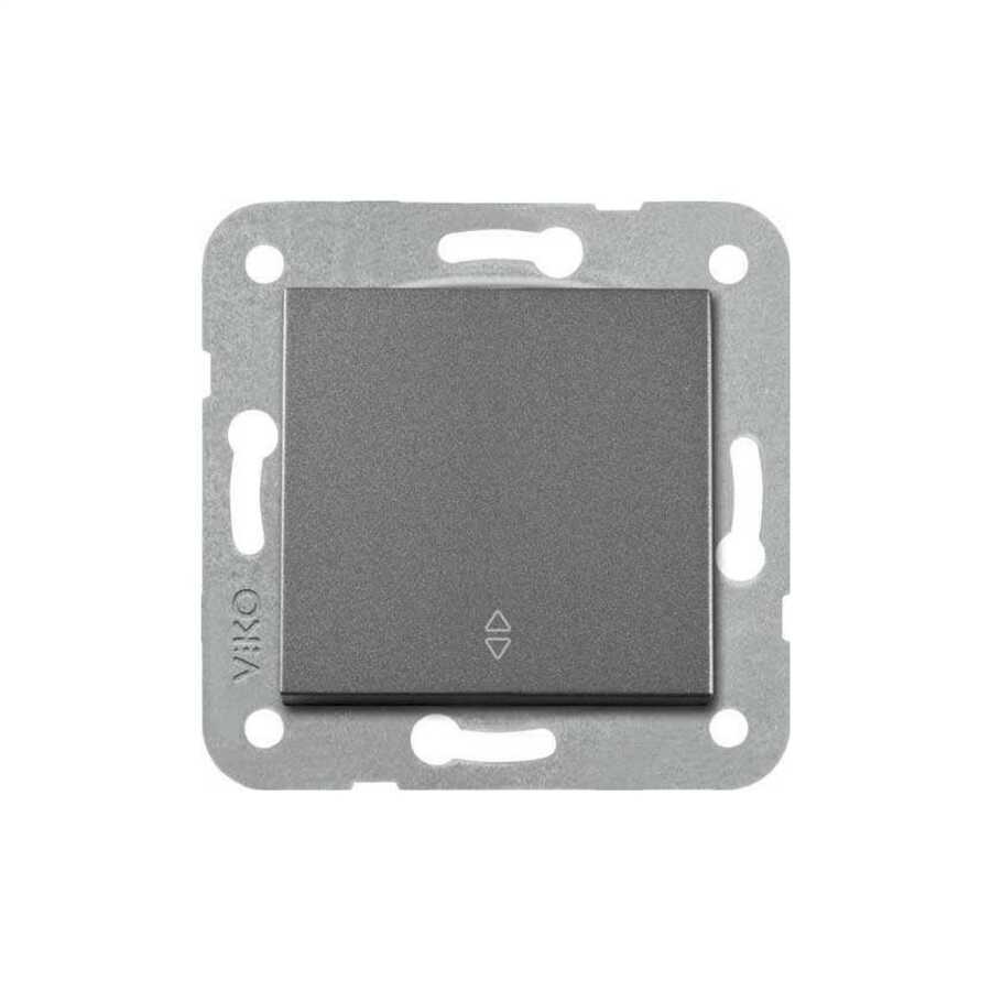 Viko Artline Novella Tek Düğmeli Jaluzi Kumanda Anahtarı (Çerçeve Hariç) Saten