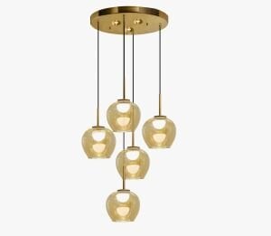 Ronisu Nova 5'Li Sarkıt Gold Avize 2341-52-35