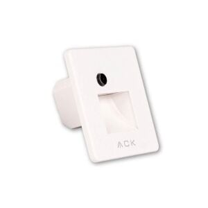 ACK Sensörlü Merdiven Armatürü CCT Beyaz Yuvarlak Kare Çerçeve AH07-01690
