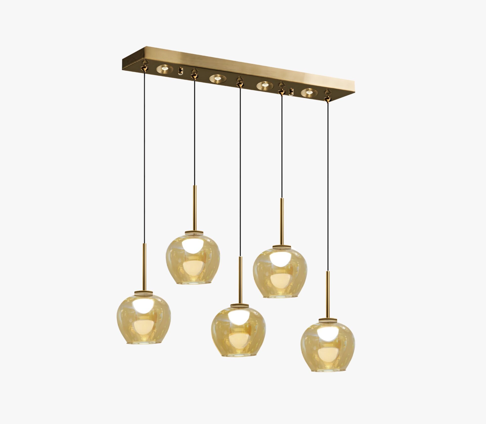 Nord Light Nova 5'Li Sıralı Gold Avize 2341-52-25