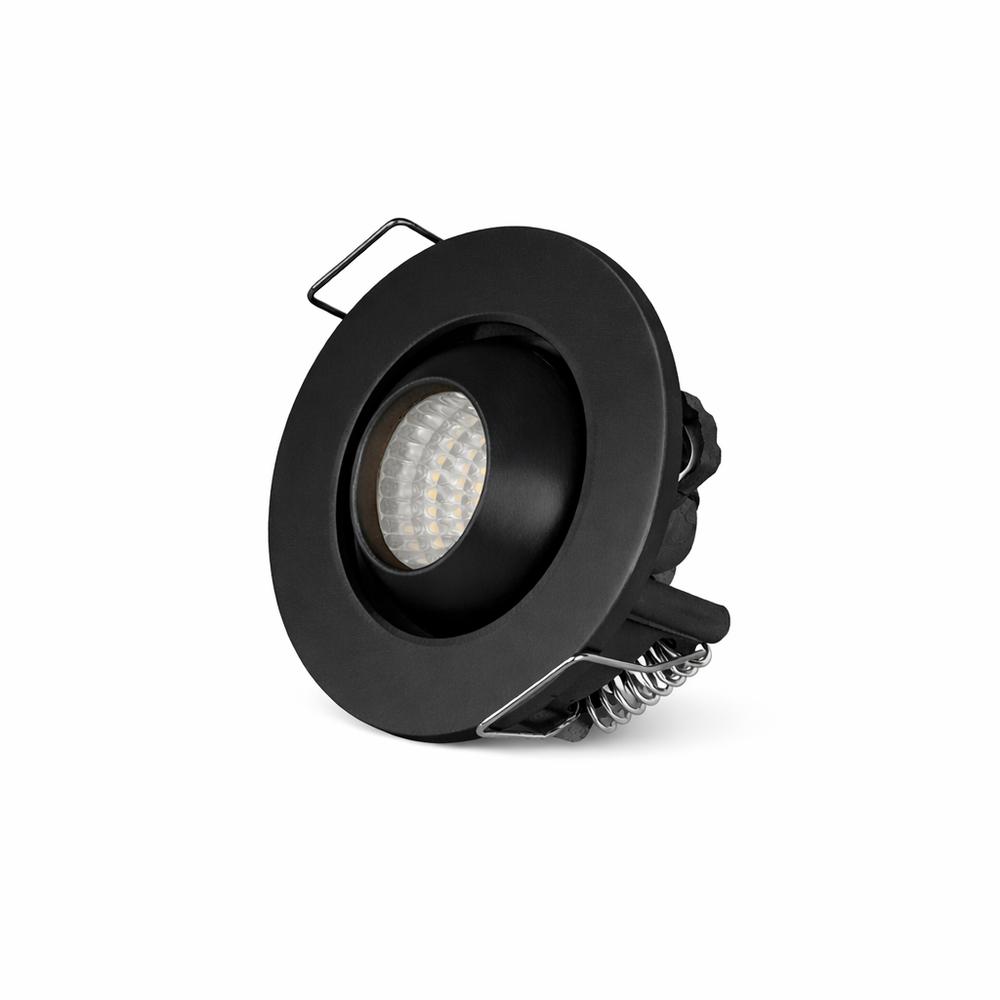 ACK 3W Mavi Sıva Altı LED Spot Armatür Siyah AH06-00361