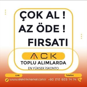 ACK 220V 4000K Dış Mekan Şerit LED AS01-01501