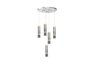 Ronisu Zenith 5\'Li Sarkıt Krom Avize 2332-50-35