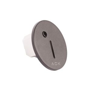 ACK Sensörlü Merdiven Armatürü CCT Gri Yuvarlak Dik Çerçeve AH07-02593