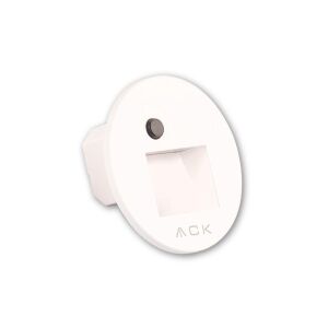ACK Sensörlü Merdiven Armatürü CCT Beyaz Kare Kare Çerçeve AH07-02690