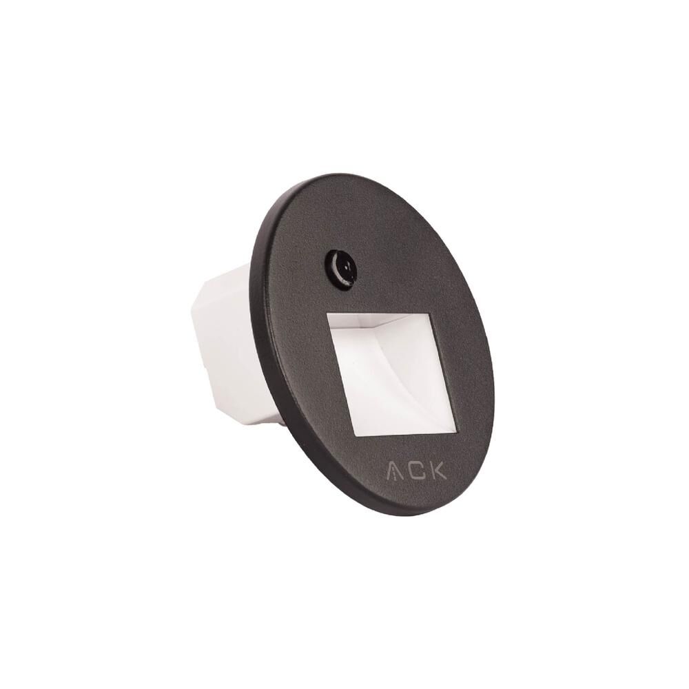ACK Sensörlü Merdiven Armatürü CCT Siyah Kare Kare Çerçeve AH07-02691