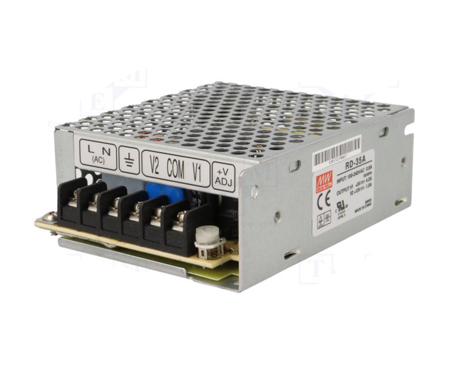 MEANWELL- RD-035A 	+5/+12Vdc 4.0/1.0Amp  Güç Kaynağı