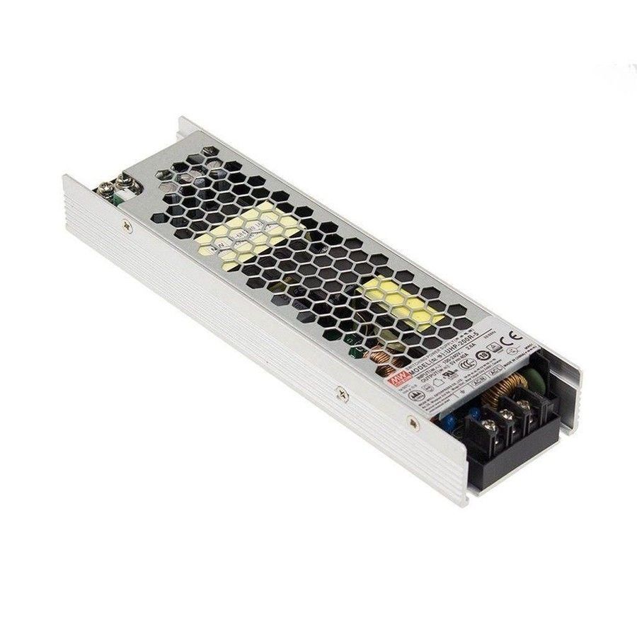 MEANWELL- UHP-200-5 05Vdc 40.0Amp Slim Güç Kaynağı  Güç Kaynağı