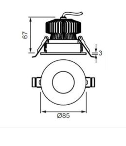 Jupiter 11 Watt Led'li Spot - LS457