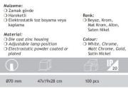 Jupiter Hareketli Spot JH510 Altın